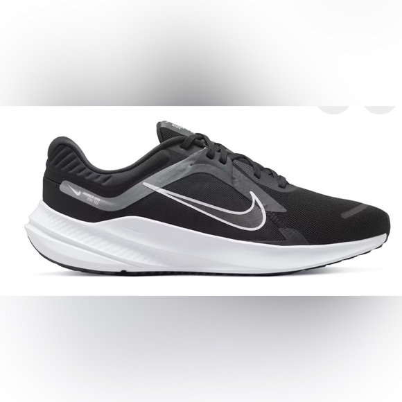 NWOB Nike Quest 5 Black Smoke Grey Dark Smoke Grey White - Picture 1 of 7